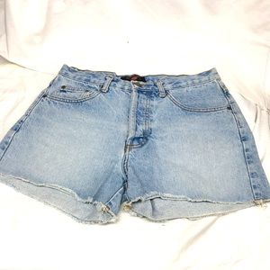 Dungarees denim shorts ladies sz 6 r
